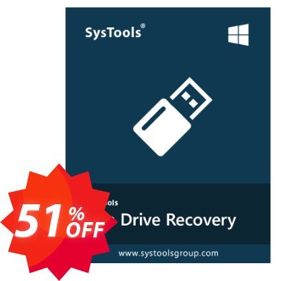 SysTools USB Recovery Coupon code 51% discount 