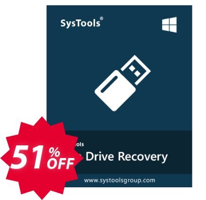 SysTools USB Recovery Coupon code 51% discount 