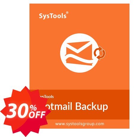 SysTools MAC Hotmail Backup Coupon code 30% discount 