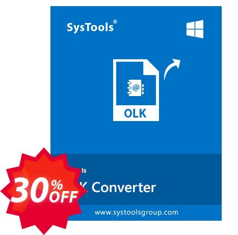 SysTools OLK Converter Coupon code 30% discount 