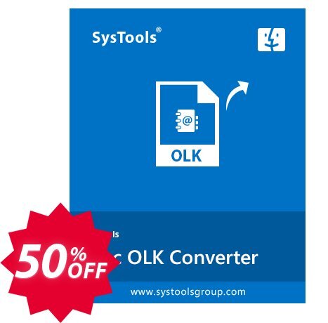 SysTools MAC OLK Converter Coupon code 50% discount 