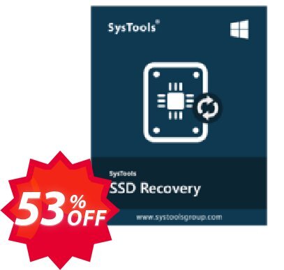 SysTools SSD Data Recovery Coupon code 53% discount 