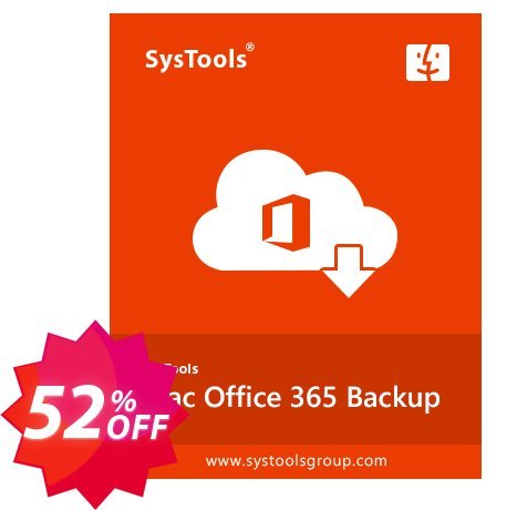 SysTools MAC Office 365 Backup & Restore Coupon code 52% discount 