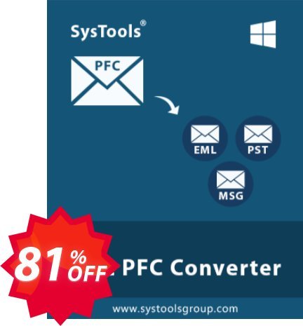 SysTools AOL PFC Converter Coupon code 81% discount 