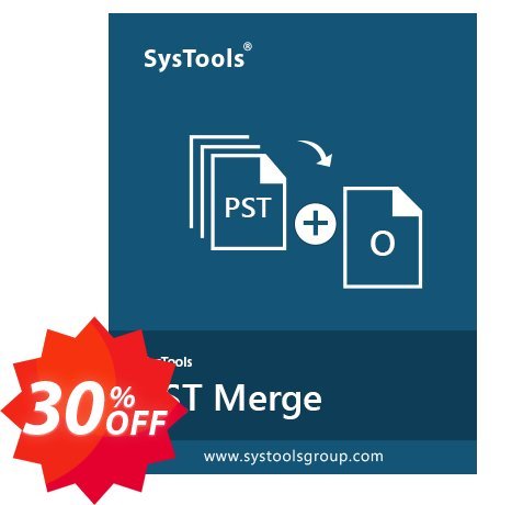 SysTools PST Merge, Enterprise Plan  Coupon code 30% discount 