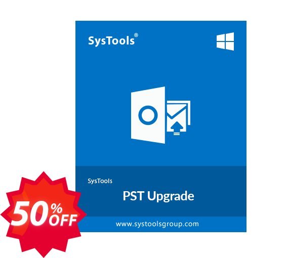 SysTools PST Upgrade, Business  Coupon code 50% discount 