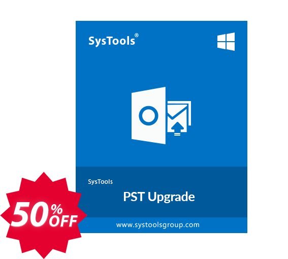 SysTools PST Upgrade, Enterprise  Coupon code 50% discount 