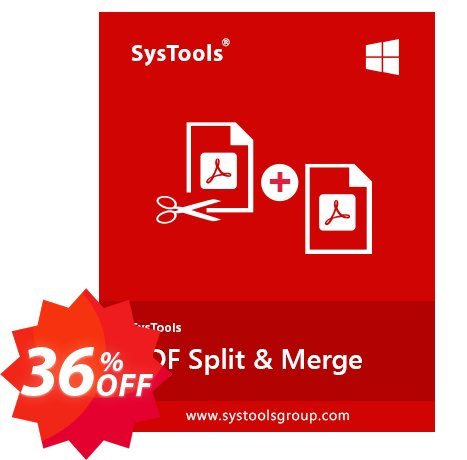 Special Offer - SysTools PDF Split & Merge Coupon code 36% discount 