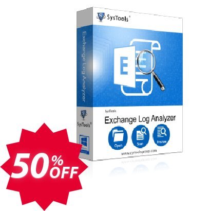 SysTools Exchange Log Analyzer - Site Plan Coupon code 50% discount 