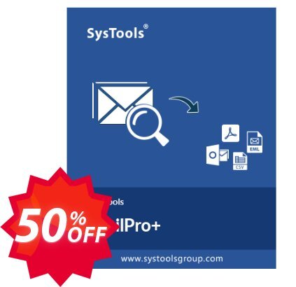 SysTools MailPro+ Coupon code 50% discount 