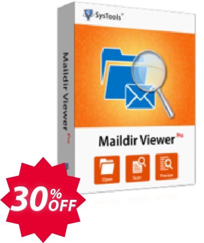SysTools Maildir Viewer Pro Coupon code 30% discount 