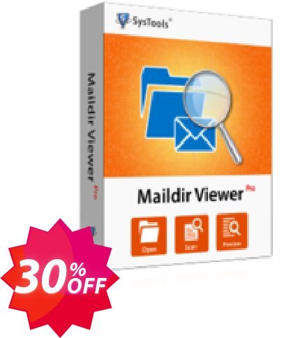 SysTools Maildir Viewer Pro Coupon code 30% discount 