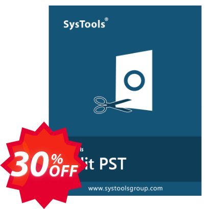 SysTools Split PST Coupon code 30% discount 