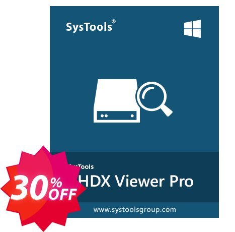SysTools VHDX Viewer Pro Coupon code 30% discount 