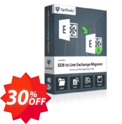 SysTools Exchange Migrator Coupon code 30% discount 