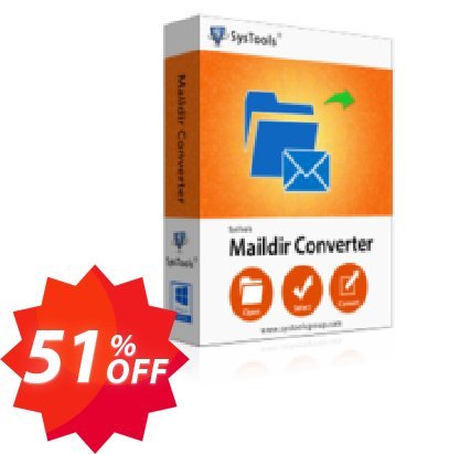 SysTools Maildir Converter Coupon code 51% discount 
