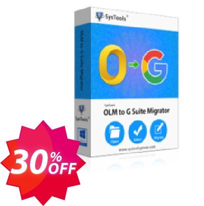 Bundle Offer - SysTools Outlook MAC Exporter + Outlook to G Suite Coupon code 30% discount 