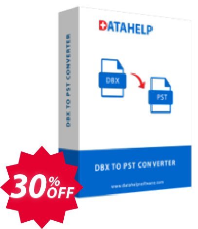 DataHelp DBX to PST Wizard Coupon code 30% discount 