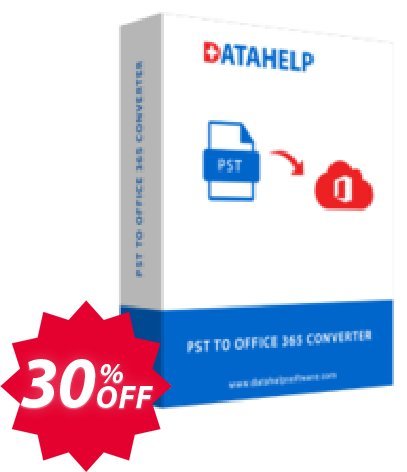 DataHelp PST to Office 365 Wizard Coupon code 30% discount 