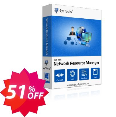 SysTools Network Resource Manager Coupon code 51% discount 