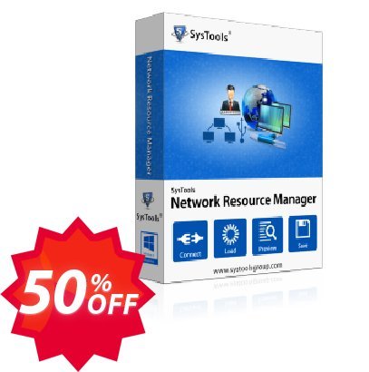 SysTools Network Resource Manager, Enterprise  Coupon code 50% discount 