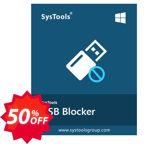 SysTools USB Blocker, Enterprise  Coupon code 50% discount 