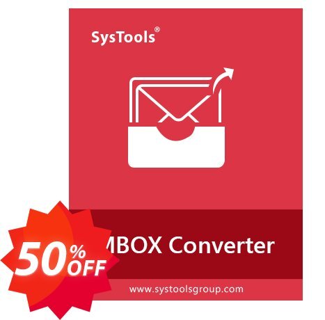 Systools MBOX Converter, Enterprise Plan  Coupon code 50% discount 