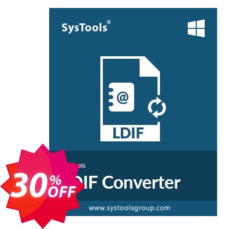 SysTools LDIF Converter, Enterprise Plan  Coupon code 30% discount 