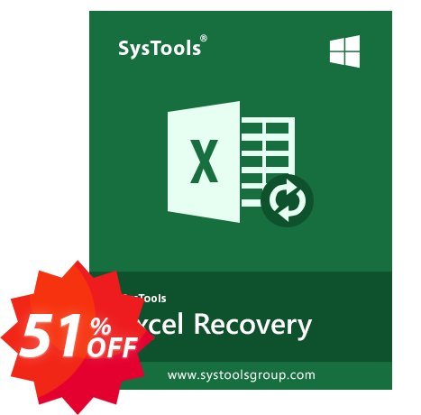 SysTools Excel Recovery Coupon code 51% discount 