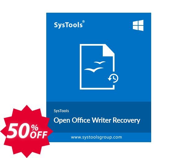 SysTools OpenOffice Writer Recovery, Business  Coupon code 50% discount 