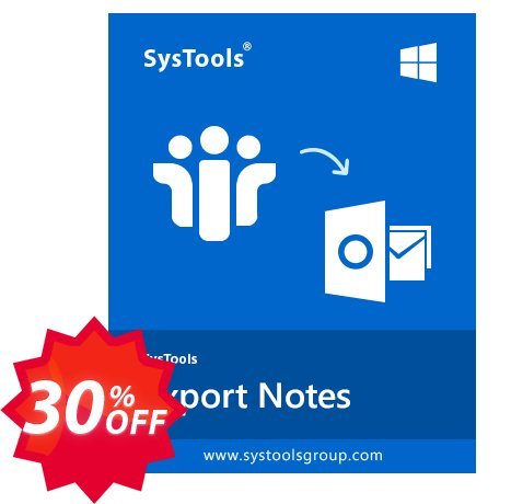 SysTools Export Notes, NSF to PST Converter Single file Coupon code 30% discount 