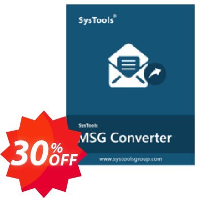 SysTools MAC MSG Converter Coupon code 30% discount 