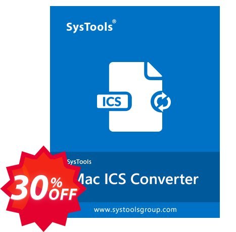 SysTools MAC ICS Converter Business Plan Coupon code 30% discount 