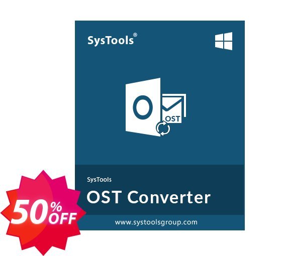 SysTools Outlook OST to NSF Converter Coupon code 50% discount 