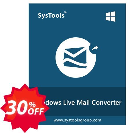 SysTools WINDOWS Live Mail Converter, Enterprise  Coupon code 30% discount 