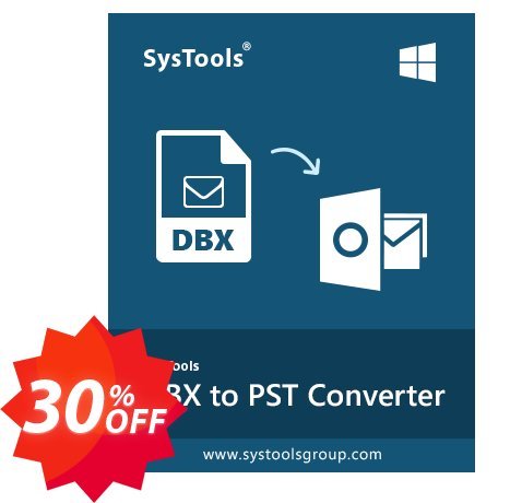 SysTools DBX Converter Coupon code 30% discount 