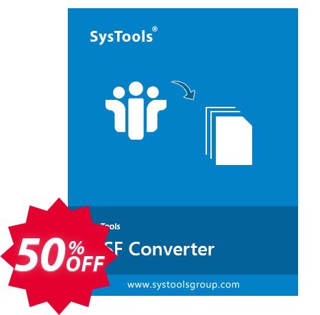 SysTools NSF Converter, 5 NSF files  Coupon code 50% discount 