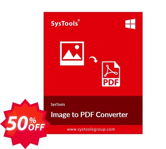SysTools Image to PDF Converter, Business  Coupon code 50% discount 