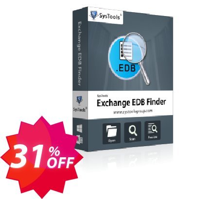 SysTools EDB Finder Coupon code 31% discount 