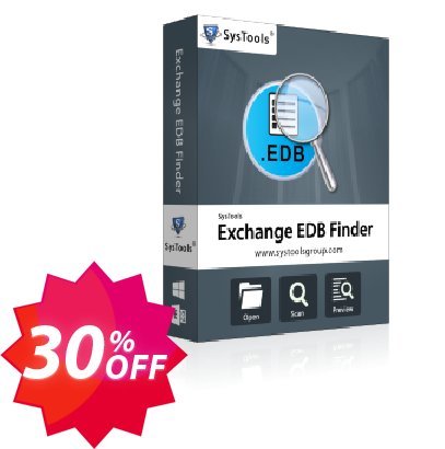 SysTools EDB Finder, Enterprise Plan  Coupon code 30% discount 