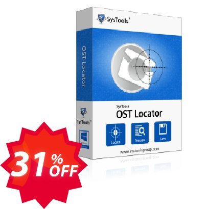 SysTools OST File Locator Coupon code 31% discount 