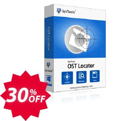 SysTools OST File Locator, Enterprise Plan  Coupon code 30% discount 