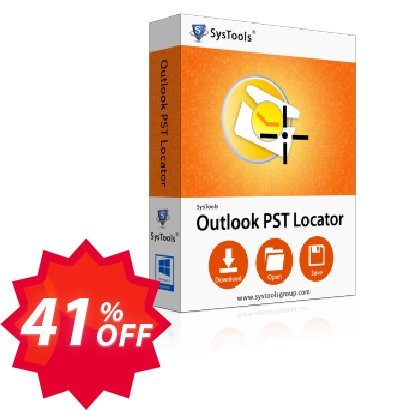 SysTools Outlook PST Locator Coupon code 41% discount 