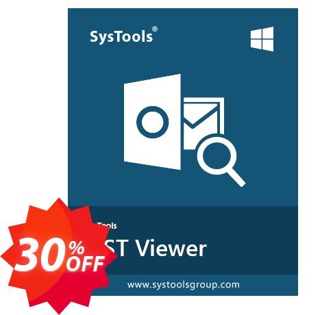 SysTools OST Viewer Pro, 100 Users  Coupon code 30% discount 