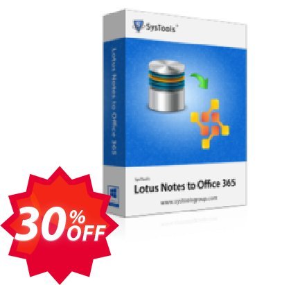 SysTools Mail Migration Office365, 5 User Plans  Coupon code 30% discount 