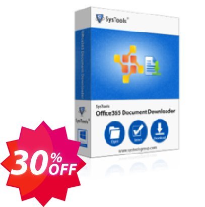 SysTools Office 365 Document Downloader, 100 Users  Coupon code 30% discount 