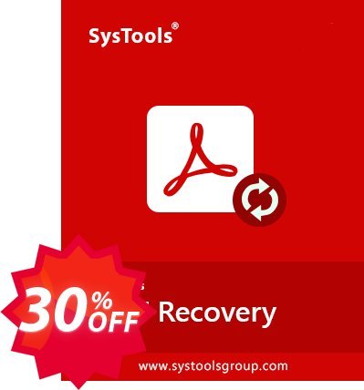 SysTools PDF Recovery, Enterprise Plan  Coupon code 30% discount 