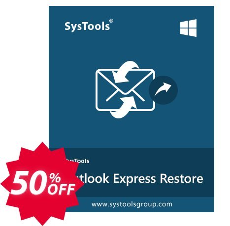 SysTools Outlook Express Restore, Business Plan  Coupon code 50% discount 