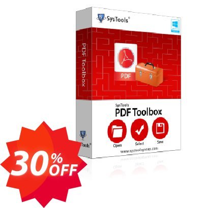 SysTools PDF Toolbox, Enterprise  Coupon code 30% discount 
