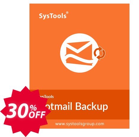 Systools Hotmail Backup, 10 Users  Coupon code 30% discount 